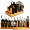 Expandable Bamboo Kitchen Storage Rack