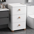 White Slim Freestanding Bathroom Cabinet
