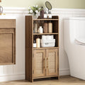 Natural Rattan Bathroom Storage Cabinet
