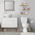 Maple Wood Floating Shelves 3‑Pack