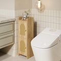 Rattan Bathroom Storage Cabinet