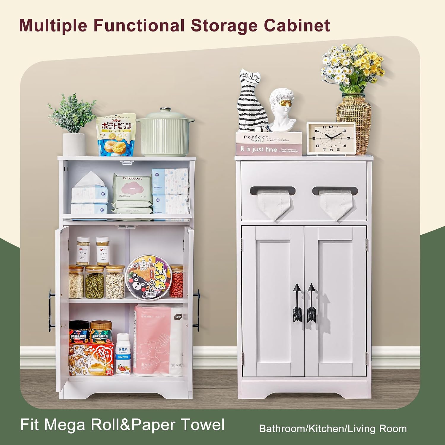 Waterproof Bathroom Storage Cabinet