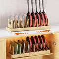 2‑Pack Expandable Bamboo Lid Organizer